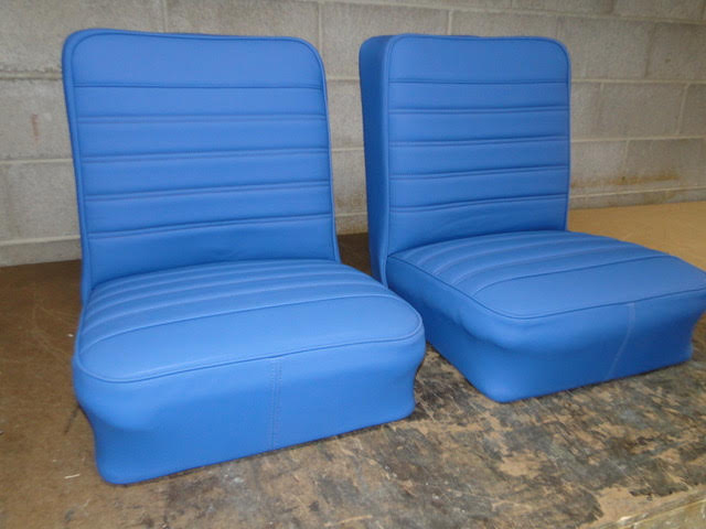 blue seats