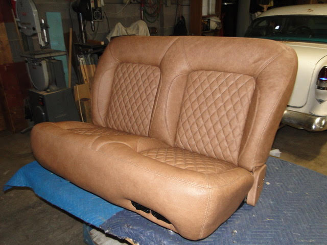 brown car seat
